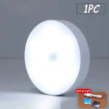 2pcs/1pc Motion Sensor Night Light, Rechargeable Sensor Lamp With Warm White And Cool White Light Options, Suitable For Living Room, Study, Bedroom And Home Decor - Human Body Sensor Night Light - View 15