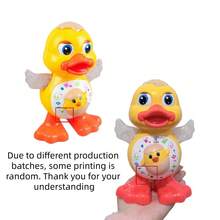 Interactive Dancing Duck Toy With Music, Dynamic Lighting And Flashing Effects, Cartoon Animal Toy With Educational And Entertainment Value, Durable Plastic Material, Battery Not Included - Yellow - View 6