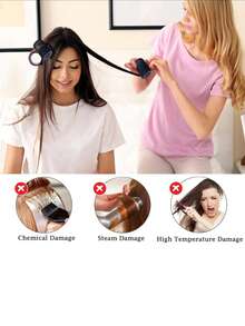 50pcs Self-Adhesive Hair Curling Roller & Clip Set With 24 Hair Curlers Self Grip Holding Rollers And 24Duckbill Clips Hair Rollers With Hair Roller Clips And 1pc Makeup Bag,Salon Hairdressing Curlers,DIY Hair Styles, - Multicolor - View 6