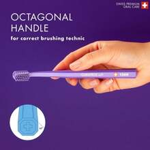 Curaprox CS 1560 Soft Toothbrush U2013 Firmer Brushing Experience | Gentle Plaque Removal For Adults | Single Pack, Random Color - 白色 - 查看 5