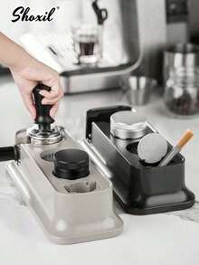 shoxil 1 pieza Estación de prensado de espresso, Base para soporte de prensador de café, Soporte de alfombrilla para prensar espresso - Estación de apisonado de espresso - Ver 7