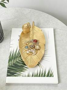 1个极简主义首饰托盘，适用于戒指、耳环和项链，可用于房间装饰、家居装饰、办公室和学生使用、收纳、婚礼装饰、家居装饰、首饰收纳、派对装饰，最佳礼物（不含电子产品） - 彩色 - 查看 5