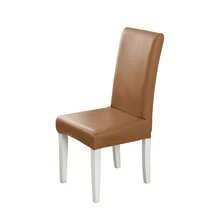 1/2/4/6件装PU防水弹力椅套，160gsm加厚款，适用于家庭、酒店、餐厅、餐椅，四季皆宜 - 彩色 - 查看 21