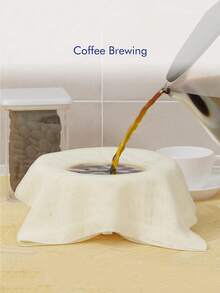 Premium Unbleached Cotton Muslin Fabric - 100% Natural Cotton, Suitable For Cooking, Cheesemaking, Baking And Cold Brew Coffee - Extra Fine Texture, Reusable Muslin Cloth With Hemmed Edges, Lint-Free Kitchen Supplies, Available In Multiple Sizes - Multicolor - View 6