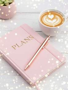 1支装优雅金属圆珠笔礼盒套装，带笔夹，奢华金属伸缩圆珠笔套装，1.0mm黑色墨水，书写流畅，适用于商务办公、行政、学校文具用品 - 彩色 - 查看 5