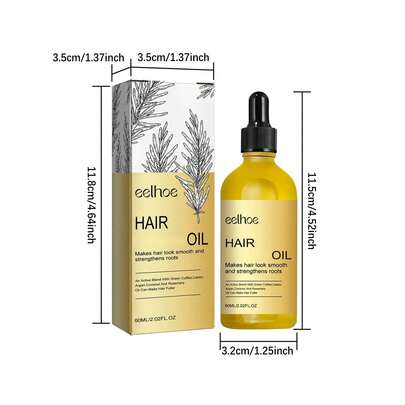 2.03 液体盎司迷迭香精油，用于头发护理，持久留香，令头发柔顺易打理，提供持久保湿，深层滋养头发和头皮，确保头发保持水润柔软。