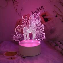 1pc USB Powered 3D Cute Bear Night Light - Creative Animal Design, Suitable For Home Decor, Great For Living Room And Bedroom, Ideal Birthday Or Holiday Gift