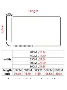 1 Cuộn Giấy Dán Tường Nhà Bếp Tự Dính Chống Dầu Mờ, Vân Đá Đen - Chống thấm nước, Ghép thẳng hàng, Họa tiết hình khối và sọc, Thích hợp cho mặt bàn, tủ bếp và tường trong nhà bếp và phòng tắm. - màu đen - Xem 11