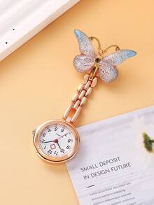Nurse Pocket Watch - Digital Pocket Watch With Clip, Designed Specifically For Healthcare Professionals - Rose Gold - View 3