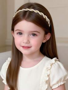 6件套女孩珍珠水钻皇冠蝴蝶结发箍，优雅发夹，公主风配饰，返校礼物，生日礼物，日常佩戴 - 彩色 - 查看 6