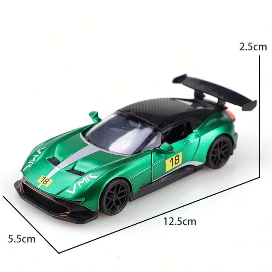 1 Stück (verpackt) 1/36 Maßstab zweifarbiges Legierung Spielzeugauto für Jungen, einige Zinklegierung Supersportwagen Stil Spielzeugfahrzeuge, Rennwagen Spielzeug, Supersportwagen Strecken Stil Spielzeug, hochwertige Legierung Druckguss Spielzeugauto, Supersportwagen Strecken Stil Legierung Spielzeugauto, Rückzugsfunktion, Seitentüren können geöffnet werden, Kinderspielzeug, geeignet für Jungen ab 3 Jahren, einzelnes Legierung Spielzeugauto, Urlaubsgeschenk, Spielzeugsammlung, Geburtstagsgeschenk, exquisites Spielzeugauto - Grün - Grün - Übersicht 1