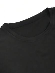 Retro Vintage 90s Graphic Lionel Messis T-Shirt - 黑色 - 查看 3
