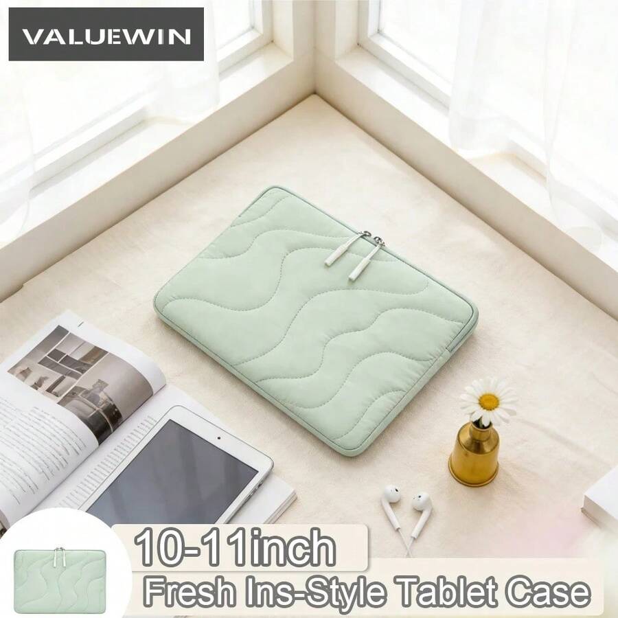 适用于 11 英寸 iPad A16 / 11 英寸 iPad Pro M5 M4 / 11 英寸 iPad Air M3 M2 / 10.9 英寸 iPad / 10.2 英寸 iPad / 10.9 英寸 iPad Air / 11 英寸平板电脑的 10/11 英寸平板电脑保护套,便携式平板电脑包,iPad 保护套,笔记本电脑包,笔记本电脑保护套,电脑包,笔记本电脑包,防水旅行必备品 - 彩色 - 查看 1