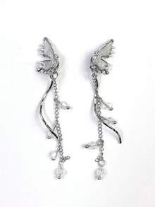 Decorative Clip-On Charms For Freeclip Headphones, Bluetooth Earphones Butterfly Tassel Mermaid Tail Earphone Clip-On Accessories, Niche High-End Earphone Clips (Earphones Not Included, Only Selling Decorative Clips) - Multicolor - View 13