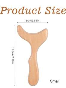 1pc Wooden Lymphatic Drainage Massage Tool, Wooden Cellulite Reduction Body Shaping Tool, Used To Reduce Cellulite, Release Muscle Tension, Body Shaping - Multicolor - View 12