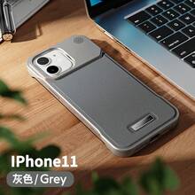 合金皮革磁吸式单件装香氛PU皮革和PC磁吸手机壳，兼容 16 Pro Max和Galaxy S26 Ultra，春季礼物 - 灰色 - 查看 10