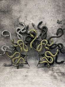 Ramadan Serpent Headdress, Islamic Mythological Headpiece, Eid Party Decoration Prop, Cosplay Accessory, Henna Night Celebrations, Stage Performance Decor, Photography Costume, Cultural Gift For Family And Friends - Multicolor - View 1