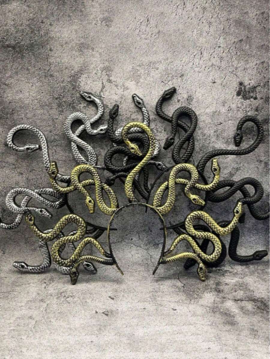 Ramadan Serpent Headdress, Islamic Mythological Headpiece, Eid Party Decoration Prop, Cosplay Accessory, Henna Night Celebrations, Stage Performance Decor, Photography Costume, Cultural Gift For Family And Friends - Multicolor - View 1