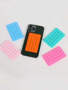 1件装 28个硅胶双面免胶手机吸盘，防滑多功能可水洗手机支架 - 彩色 - 查看 2