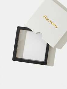 1件925纯银闪亮弧形微笑耳钉，女士生日结婚礼物，精美珠宝 - 銀色 - 查看 4