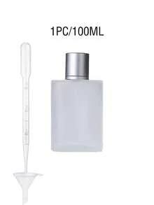 1pc/(100ml, 50ml, 30ml) 3.4 Oz Frosted Glass Spray Bottle Perfume Atomizer, Refillable Perfume Spray Bottle, Empty Bottle, With 2 Spray Nozzles (100ml Frosted Glass), This Refillable Perfume Bottle Is Suitable For Perfume, Cologne, Essential Oils, Air Freshener, Coconut Oil, DIY Sprays, Body Mist And Room Spray. - Multicolor - View 15