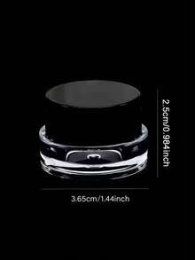 1pc White Transparent French Rhinestone Reflective Nail Art Powder, DIY Nail Art Charm, Suitable As Valentine's Day Gift For Girls - Multicolor - View 4