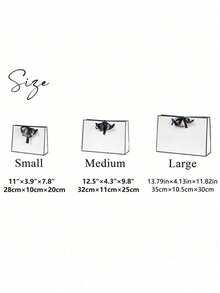 1pc Customized Personalized Birthday Party Gift Bag,"Love You Sis" Design,Elegant Foldable Tote With Clip Handle,Premium Sisters Gift Bag - Lightweight Foldable Tote With Ribbon,Custom Wedding Gift Bag, Custom Name Bridesmaid Gift Box, Bridal Party, Custom Birthday Gift Bag, Wedding Gift Bag, Bridesmaid Gift Bag, Engagement Gift Bag, Party Gift Bag, Ribbon Tie Gift Bag, Graduation Gift Bag. - Multicolor - View 9