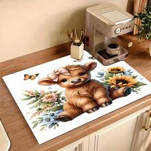 1pc Desktop Heat-Resistant Protective Cover, The Surface Is Anti-Slip And Scratch-Proof, And Easy To Clean Polyester, Which Is Used For Anti-Slip In Kitchens, Washing Machines, Dryers, Stove Protective Covers, Home Appliance Accessories And Modern Kitchen Utensils. - Multicolor - View 17