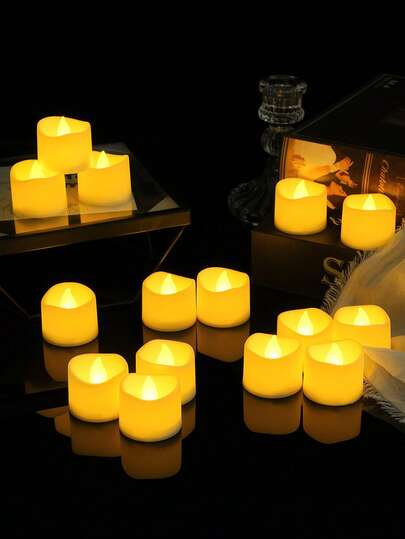 24 chiếc nến điện tử mô phỏng, đèn nến LED, chạy bằng pin, đèn đu quay lãng mạn cho lời cầu hôn, trang trí sáng tạo, đèn dẫn đường, đèn tạo không khí sinh nhật.