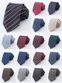 1 st. herrrutig slips i twill, lämplig för affärsmöten, dans, vardag etc. - A - Visa 11