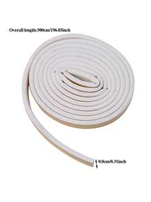 1 Roll 196.85 Inch/393.7 Inch Self-Adhesive Weatherstrip Seal - Durable Plastic Insulation Material, Collision Resistant, Windproof And Energy Efficient - Multicolor - View 12