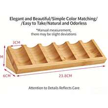 1pc Wooden Essential Oil Display Rack, Wooden Base Stand, Essential Oil Storage Rack, 1/2/3 Tier Wooden Base Frame - Multicolor - View 9