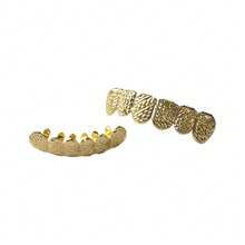 1 Set Leopard Print Tooth Grillz, Suitable For Daily Wear, Festivals, Parties - Multicolor - View 10