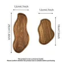 1个木质托盘，餐盘，奶酪板，2/3/4/5格食物托盘，圆形烧烤盘，可盛放肉类、奶酪、坚果和水果，多功能水果托盘，创意开胃小吃托盘，家用甜点盘，可重复使用水果托盘，厨房装饰，厨房用品，婚礼糖果收纳托盘 - 黃色 - 查看 10