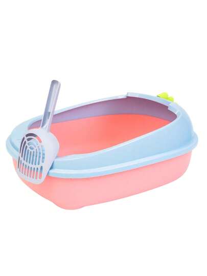 Arenero Para Gatos Forma Huevo Dino Con Base Anti Fugas