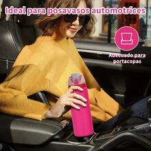 Botella de agua de acero inoxidable 304 creativa, de gran capacidad, adecuada para deportes al aire libre, portátil, con aislamiento al vacío, material de acero inoxidable, ideal para viajes, gran capacidad, adecuada para usar en restaurantes deportivos. - Negro - Ver 6