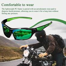 Lightweight Polarized Sport  For Men & Women, Comfortable Fashion Shades For Outdoor Activities - Green - View 2