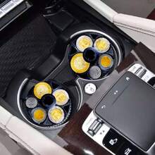 Organizador de Monedas para Auto, Dispensador de Monedas con Medidor, Soporte para Peso Mexicano,40854854 - A - Ver 6