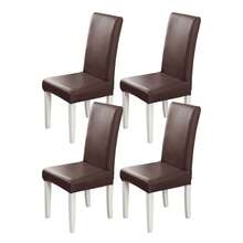 1/2/4/6件装PU防水弹力椅套，160gsm加厚款，适用于家庭、酒店、餐厅、餐椅，四季皆宜 - 彩色 - 查看 44