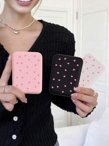 (Case Only) Heart Pattern Magnetic Power Bank Protective Cover | Anti-Drop & Anti-Slip Silicone Case For Wireless Charging Power Banks - Multicolor - View 4