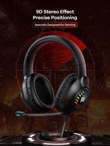 Tai nghe chơi game âm thanh nổi Remax, tai nghe chống ồn có micro, đèn LED, âm thanh vòm 7.1, đệm tai bằng mút hoạt tính mềm mại, quà tặng cho bạn bè game thủ, phích cắm 2 trong 1 (Type-C và 3.5mm), chiều dài cáp 6.2ft (khoảng 1,8m). - RM-705 - Xem 6
