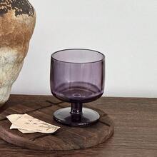 2个装优质紫色高脚杯，用途广泛，适用于各种饮料、酒类、派对，可机洗 - 紫色 - 查看 6