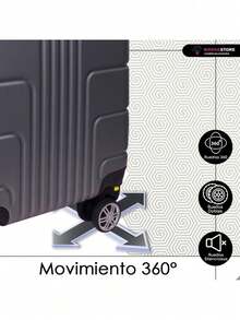 Nueva, Maleta Viaje en Cabina, Evita Filas, Ahorra tiempo, Maleta, Viajes Vacaciones,  Ligereza, Diseño Moderno, Equilibrio, Perfecto, Full Color,  Ideal, Equipaje Gratis, Suave,  Reforzada, Alta Resistencia, Comodidad, Tonos llamativos, Juvenil, Movilidad, Varios Colores, , Tamaño Estándar, Silencioso, Adaptable, Avion, Azul, Rosa, Negro, Plateado, Lila, Menta, Colores, Kit, Importante, Profesional, Perfecta - Plateado - Ver 8