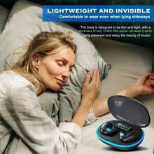 这款新型睡眠无线蓝牙耳机迷你耳机TWS立体声耳机适用于所有智能手机。 - 彩色 - 查看 10