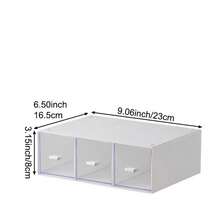 1pc Tea Caddy For Tea Bags Kitchen Storage Drawer Basket Cabinet Countertop Storage Box Coffee Tea Sugar Storage Supplies - 白色 - 查看 7
