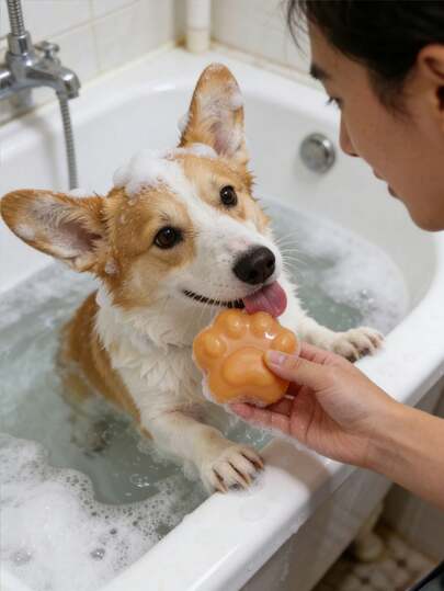 Jabón para mascotas EELJOY, con ingredientes a base de plantas para la limpieza diaria de gatos y perros, elimina los olores, con aroma refrescante, contiene: aceite de semilla de palma, aceite de coco, glicerina, aceite de oliva, agua, aceite de semilla de uva