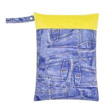 Wet Bags 1 Pack, Waterproof Reusable Travel Bags For Swimsuits, Baby Cloth Diapers, Beach, Pool, Gym Bags And Wet Clothes With 2 Pockets,Pouch,Makeup Pouch,Travel Essential - Multicolor - View 19