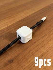 Magnetic Desktop Phone Charging Cable Holder, Office/Home/Travel Desk Mobile Phone Charging Cable Organizer Stand - Multicolor - View 9