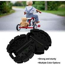 Pedal de Bicicleta para Niños, 2 Piezas Pedal de Bicicleta para Niños Triciclo de Plástico para Niños Pedales de Bicicleta Cochecito de Bebé para Niños Rueda Delantera Pedal Accesorios,40840268 - Granate - Ver 5