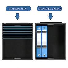 zxxFile Organizer  wit Lid Griscaja de oficina - gris - Ver 4